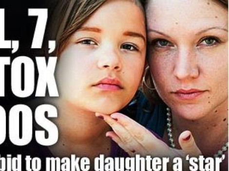 Botox su bimba di 7 anni