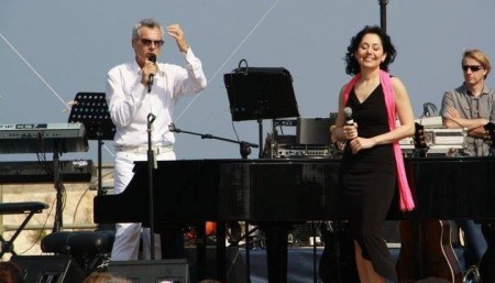 rosa amrtirano e claudio baglioni