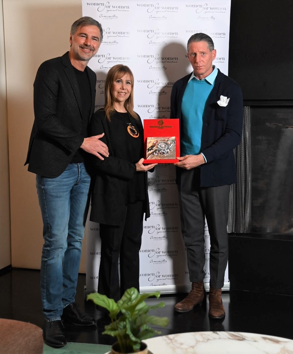 Beppe Convertini, Donatella Gimigliano e Lapo Elkann