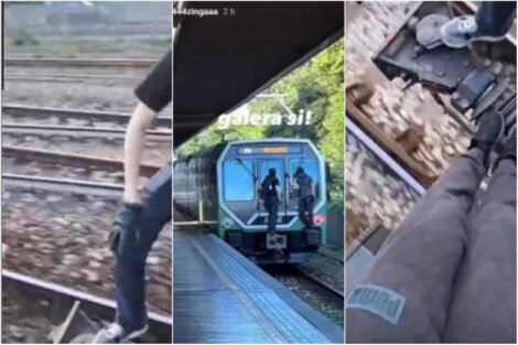 Train surfing nella metro di Milano: la nuova sfida, adolescenti si aggrappano ai vagoni in corsa